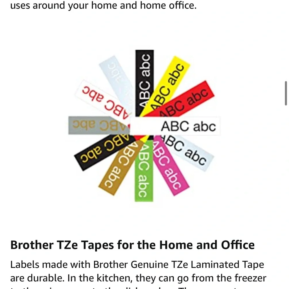Brother P-touch PTD210 Label Maker - White